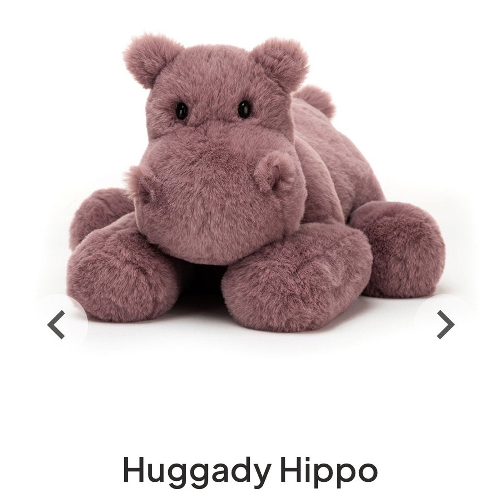 Huggady Hippo Plush Toy - Purple